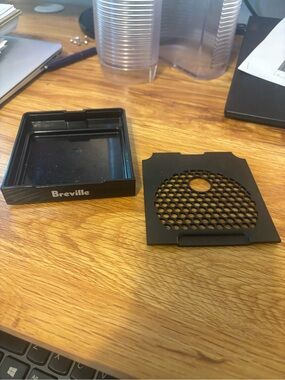Breville Nespresso Vertuo Black Drip Tray and Honeycomb Filter Cover Set